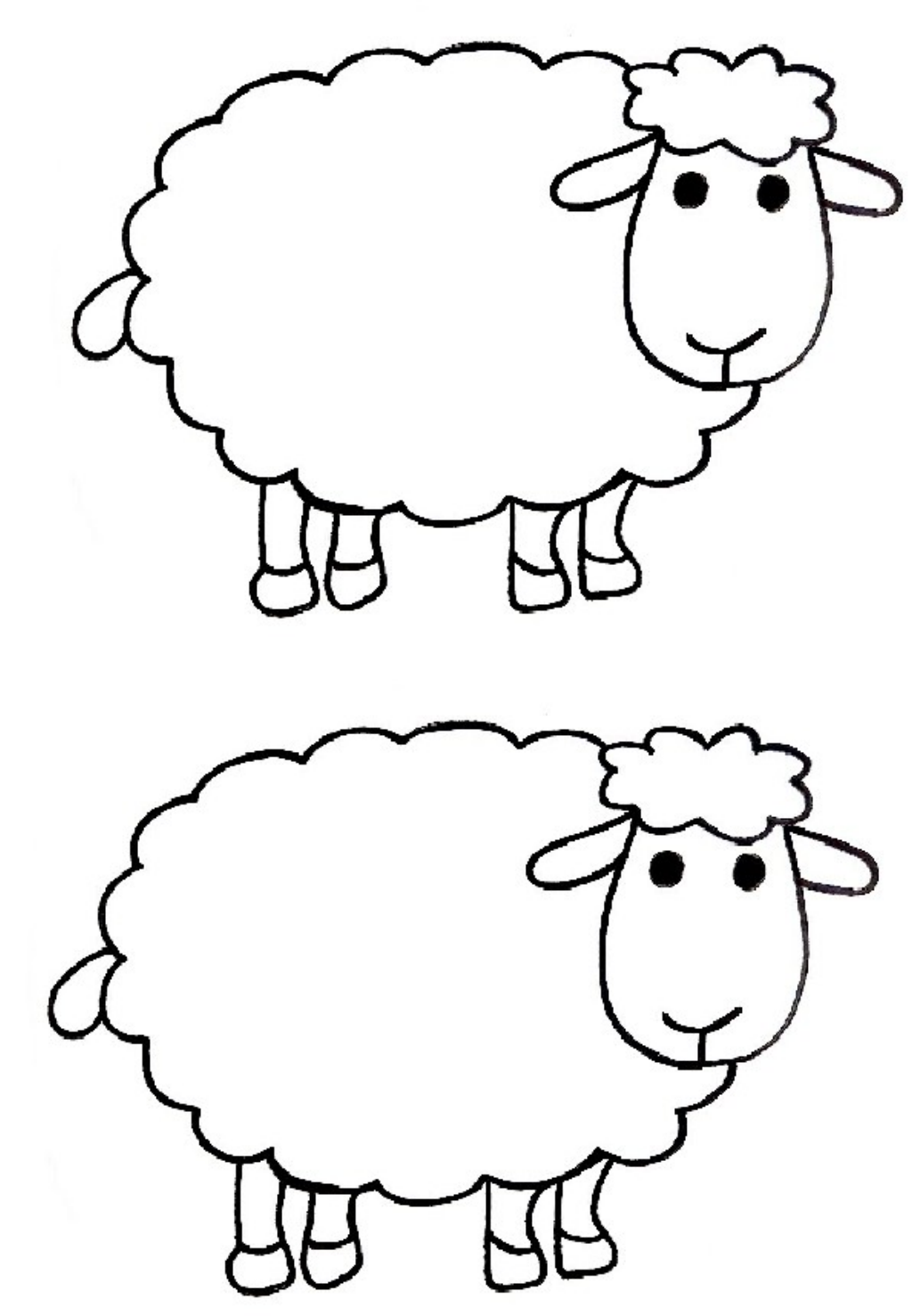 desenho ovelha bíblico