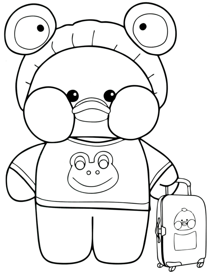 custo de impressão de desenhos de pato para colorir