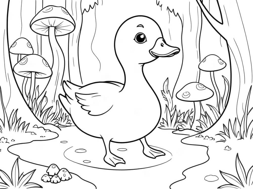 erros comuns ao imprimir desenhos de pato para colorir