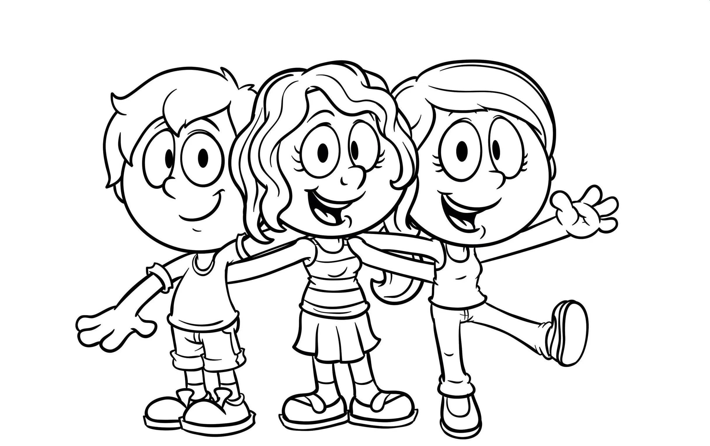desenhos de famílias para colorir
