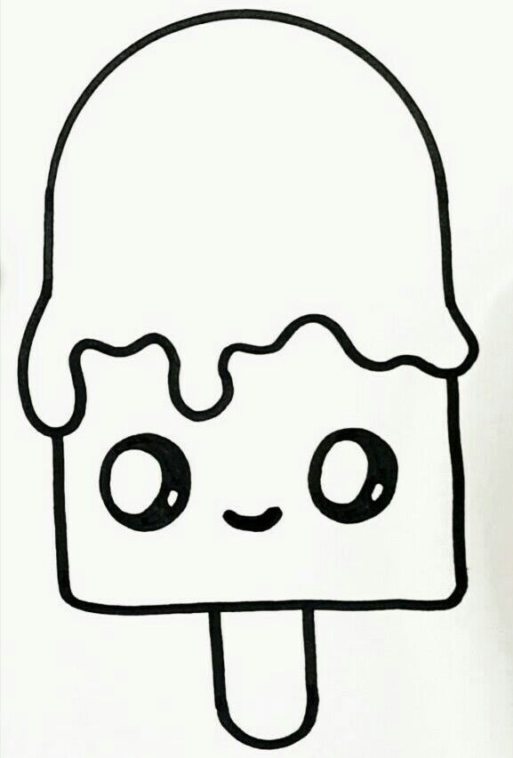 melhores desenhos de picolé para colorir