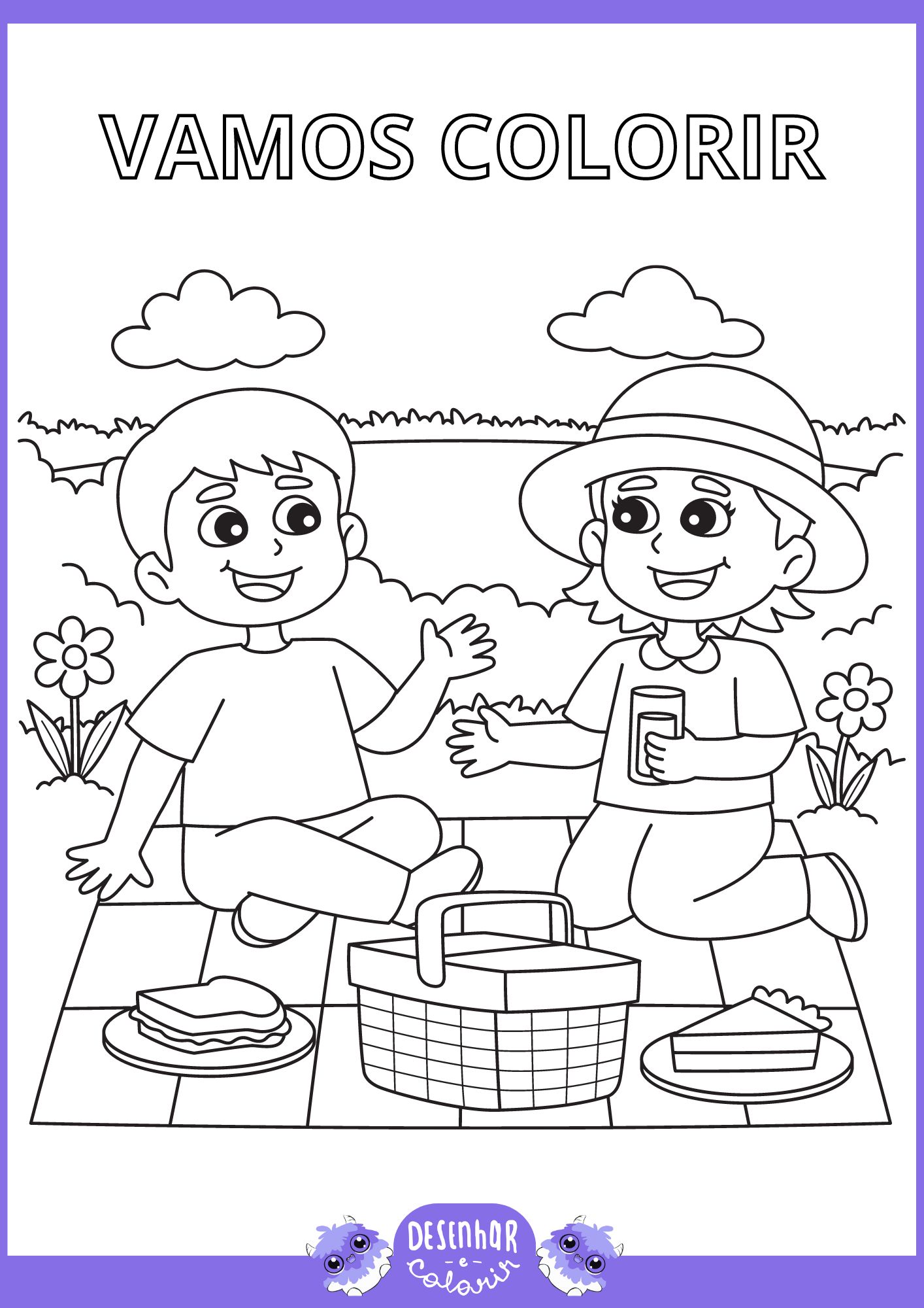 desenhos de crianças para colorir