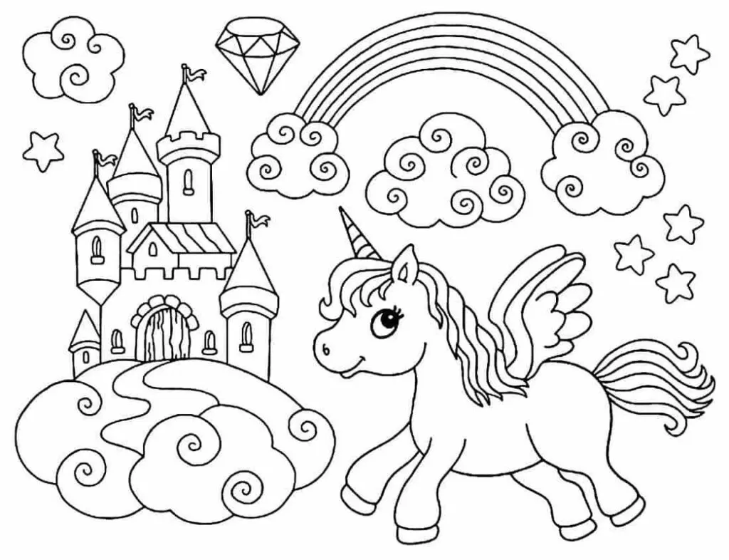 melhores desenhos de unicórnio para colorir em 2024