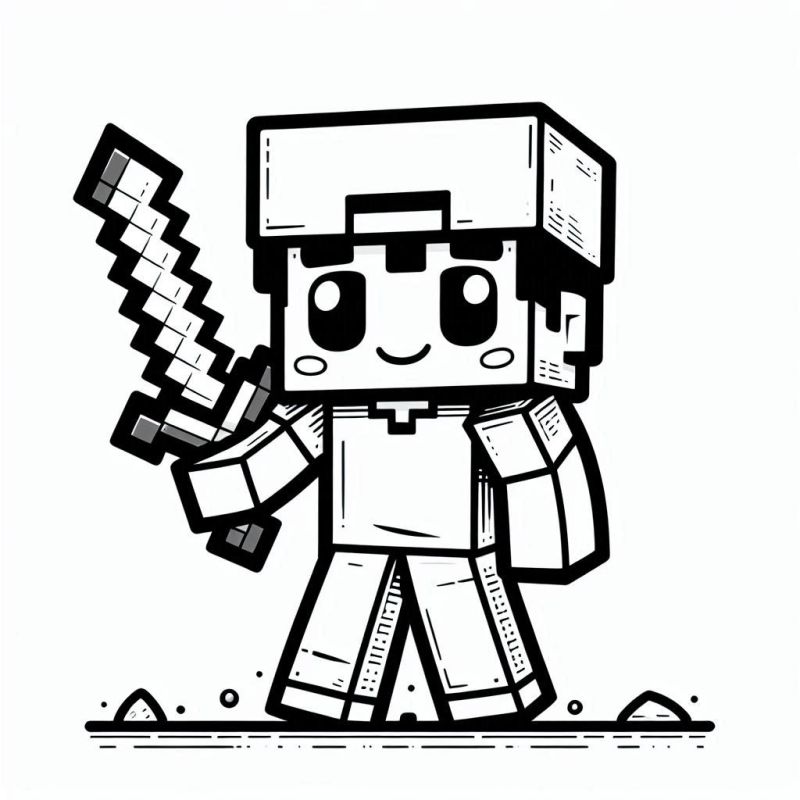 melhores desenhos do minecraft para colorir em família