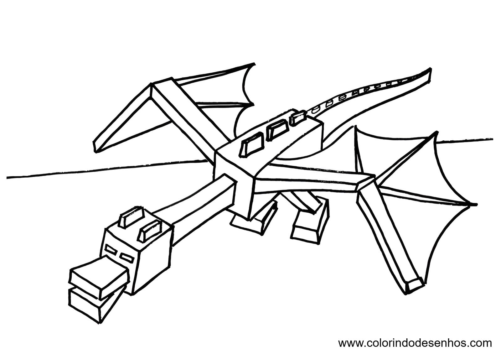 melhores desenhos do minecraft para colorir em família