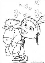minions roxos para colorir