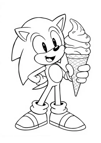 desenhos do sonic para crianças