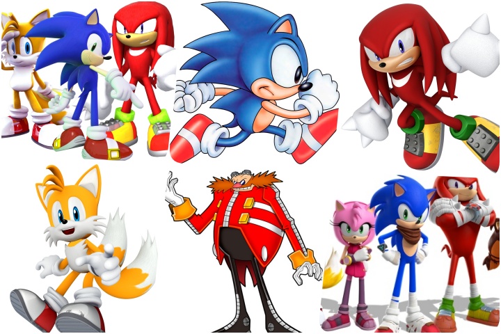 desenhos do sonic para crianças
