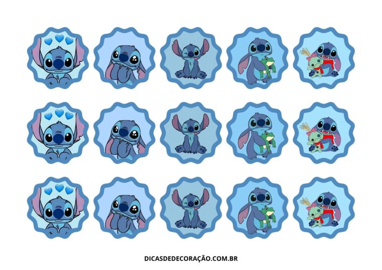 preço de desenhos do stitch para imprimir