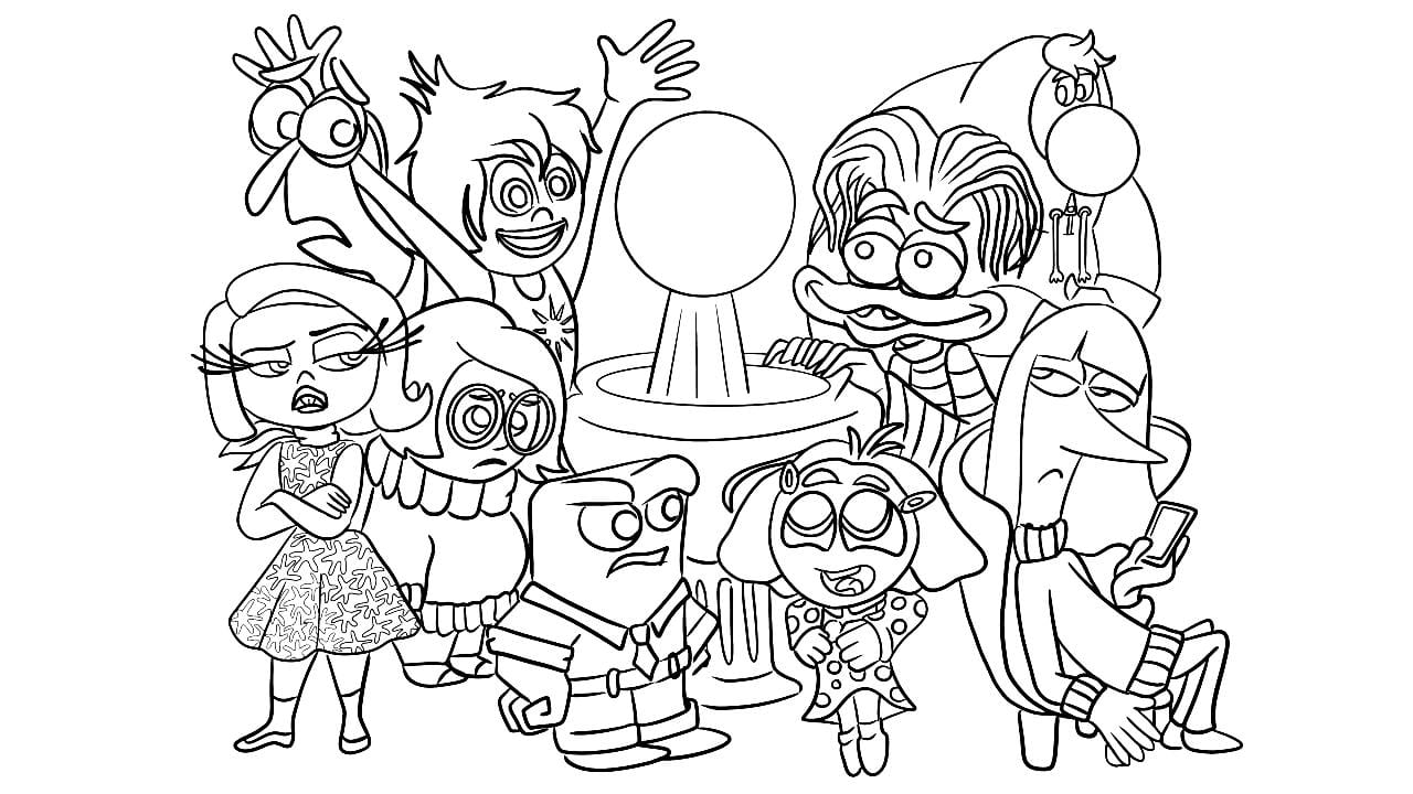 transformar foto em desenho Divertida Mente