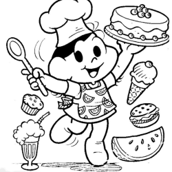 desenhos turma da monica para imprimir em pdf