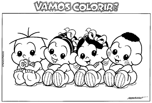 desenhos turma da monica para imprimir em tamanho grande