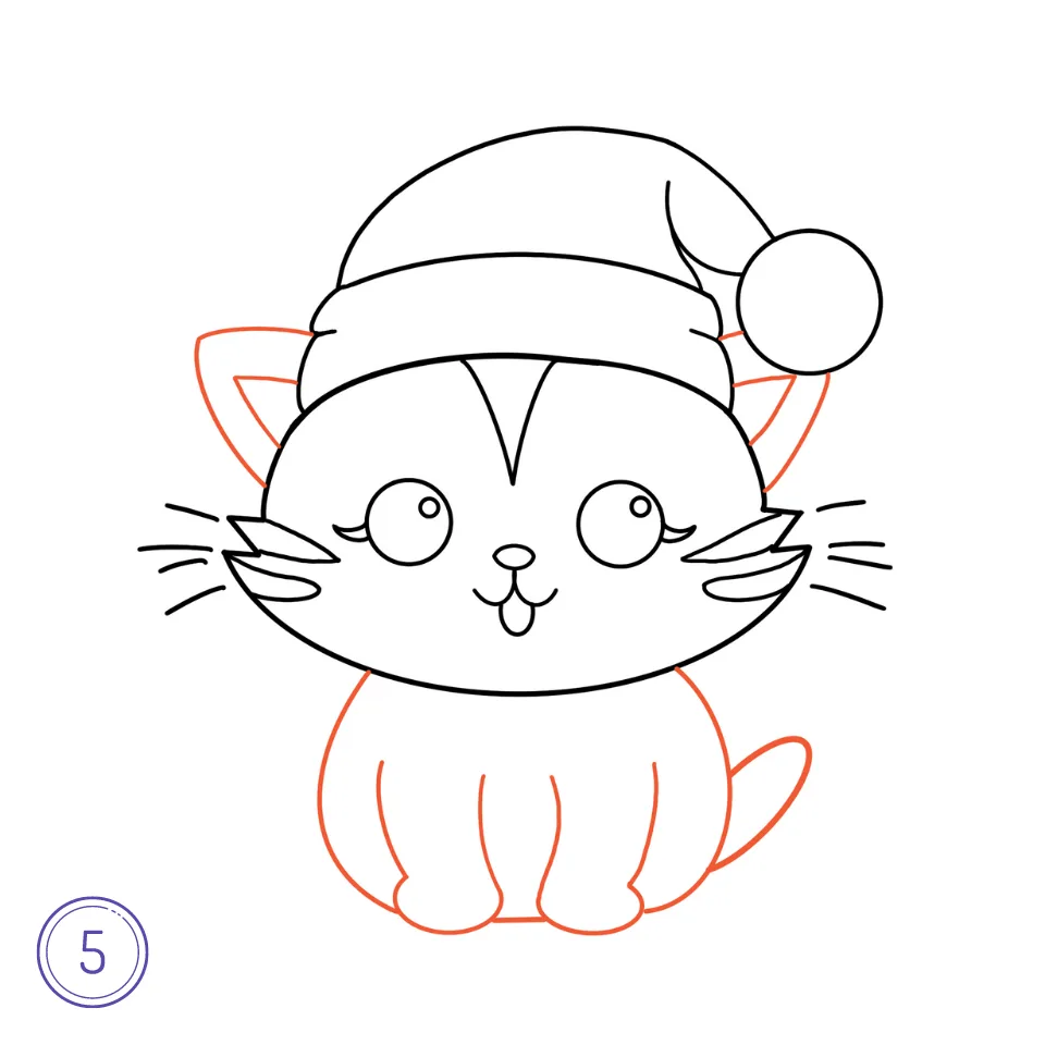 desenho de gato preto para colorir