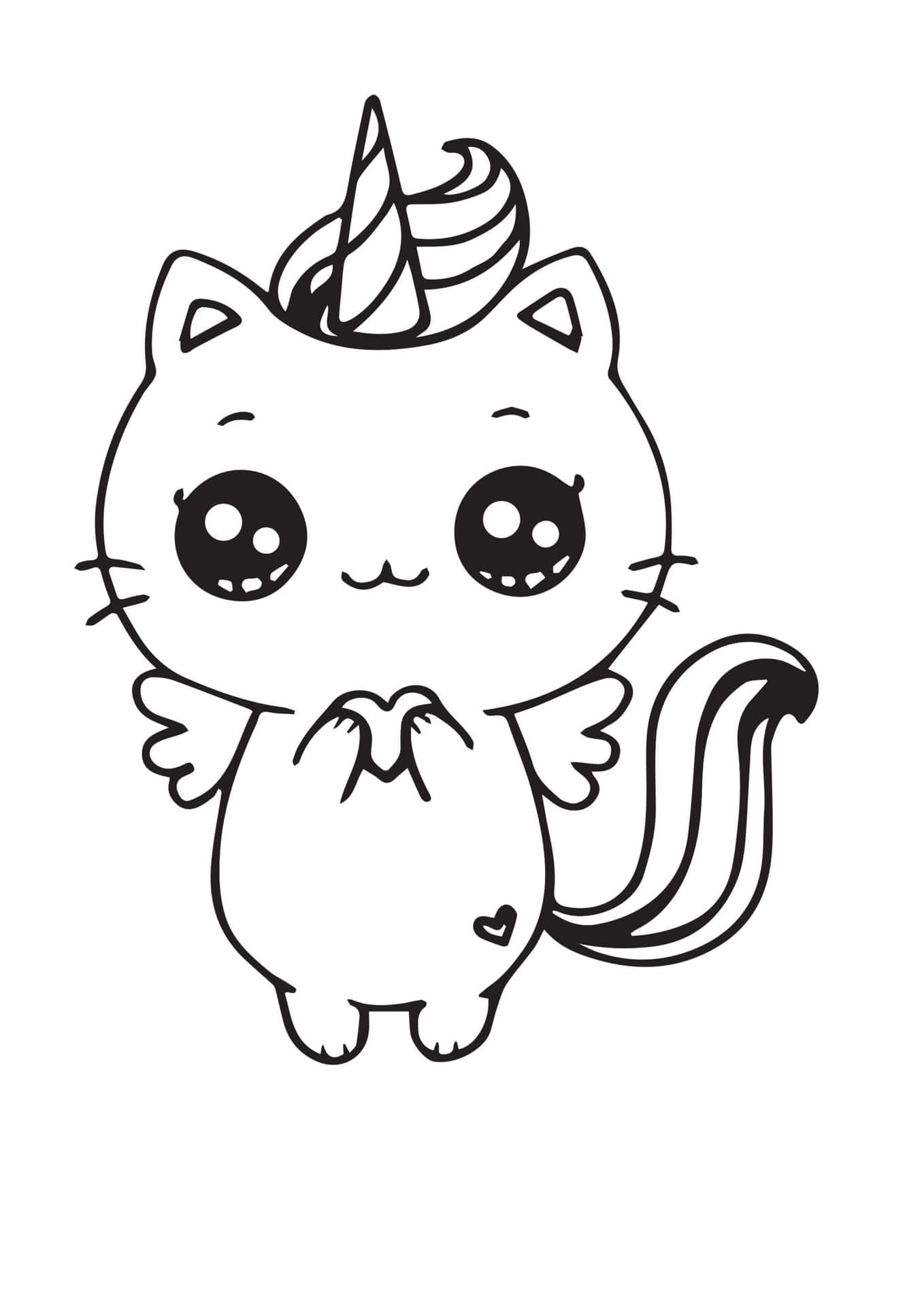 desenho de gato para colorir vs pintura digital