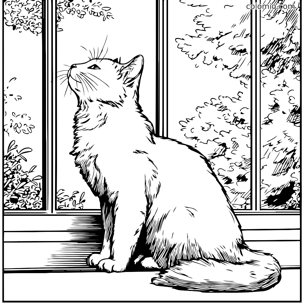 custo de materiais para colorir desenhos de gato
