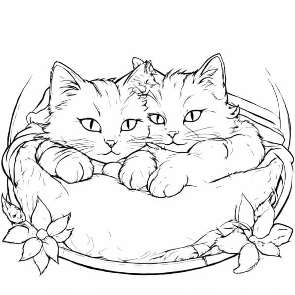 erros comuns ao colorir desenhos de gato