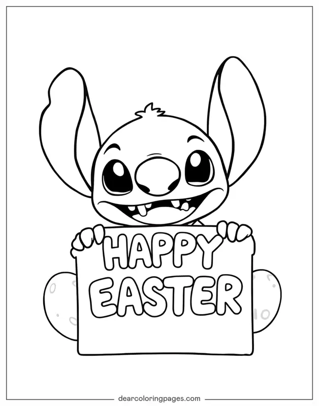 desenho para imprimir do stitch