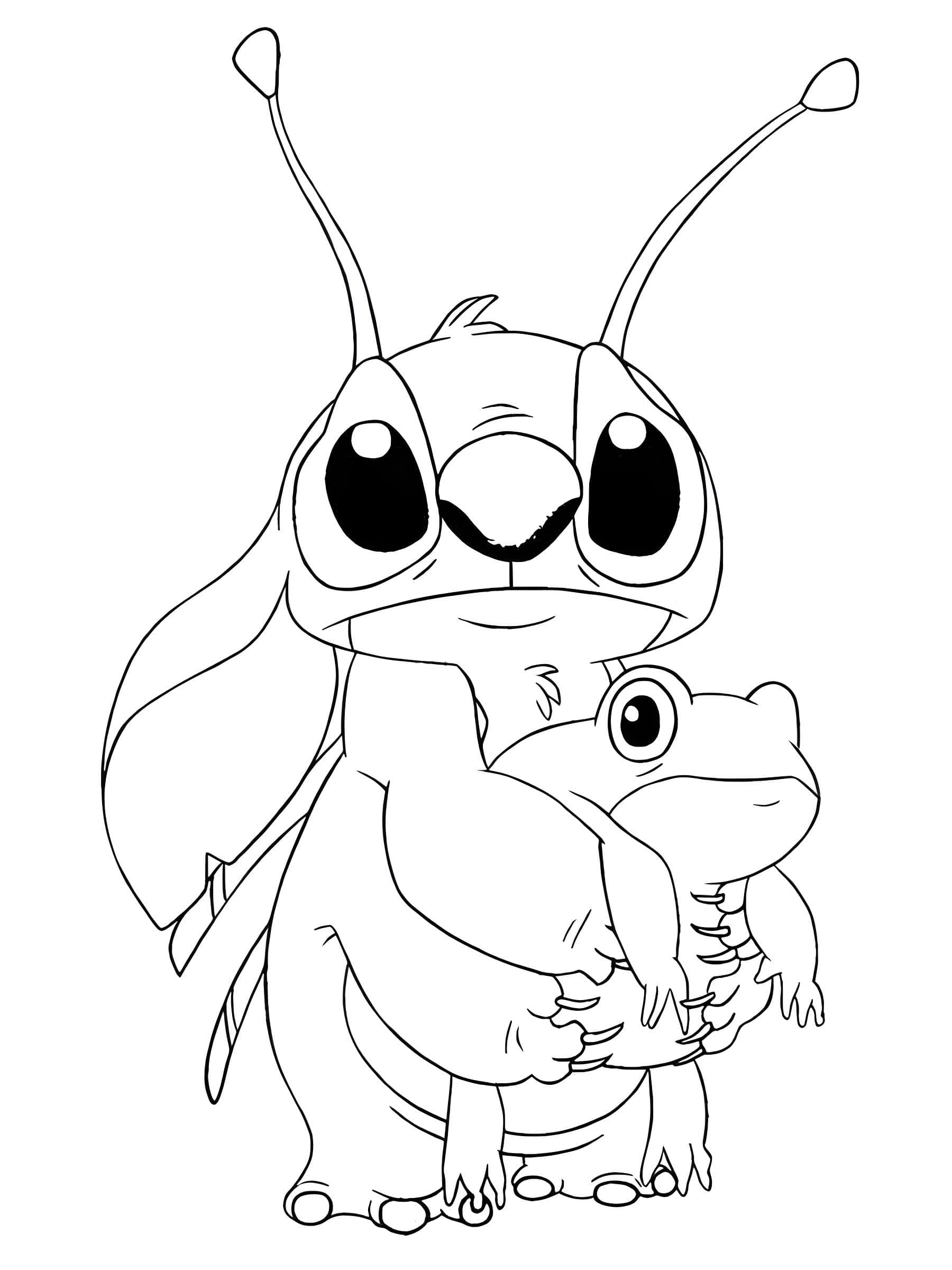 desenho para imprimir do stitch