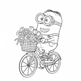 minions natal para colorir
