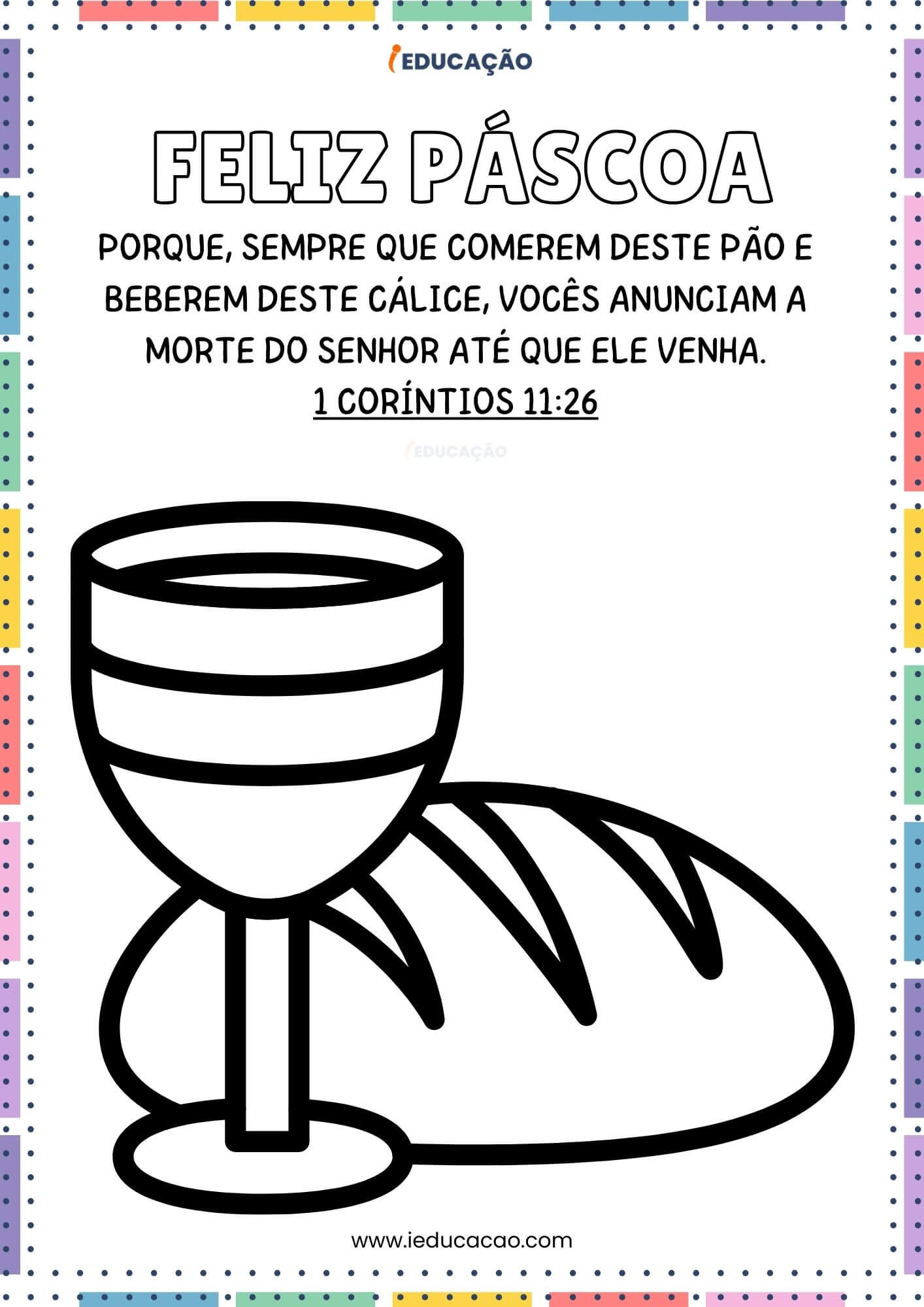 desenho da páscoa fácil