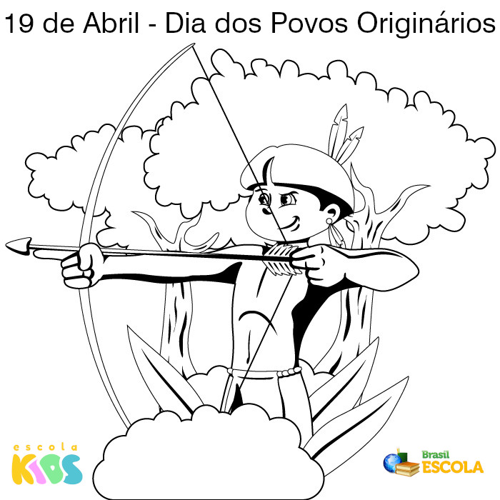 símbolos nacionais para colorir