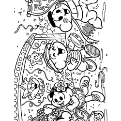 desenhos de carnaval para imprimir e colorir