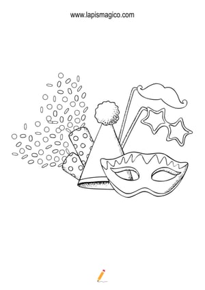 carnaval para imprimir e pintar