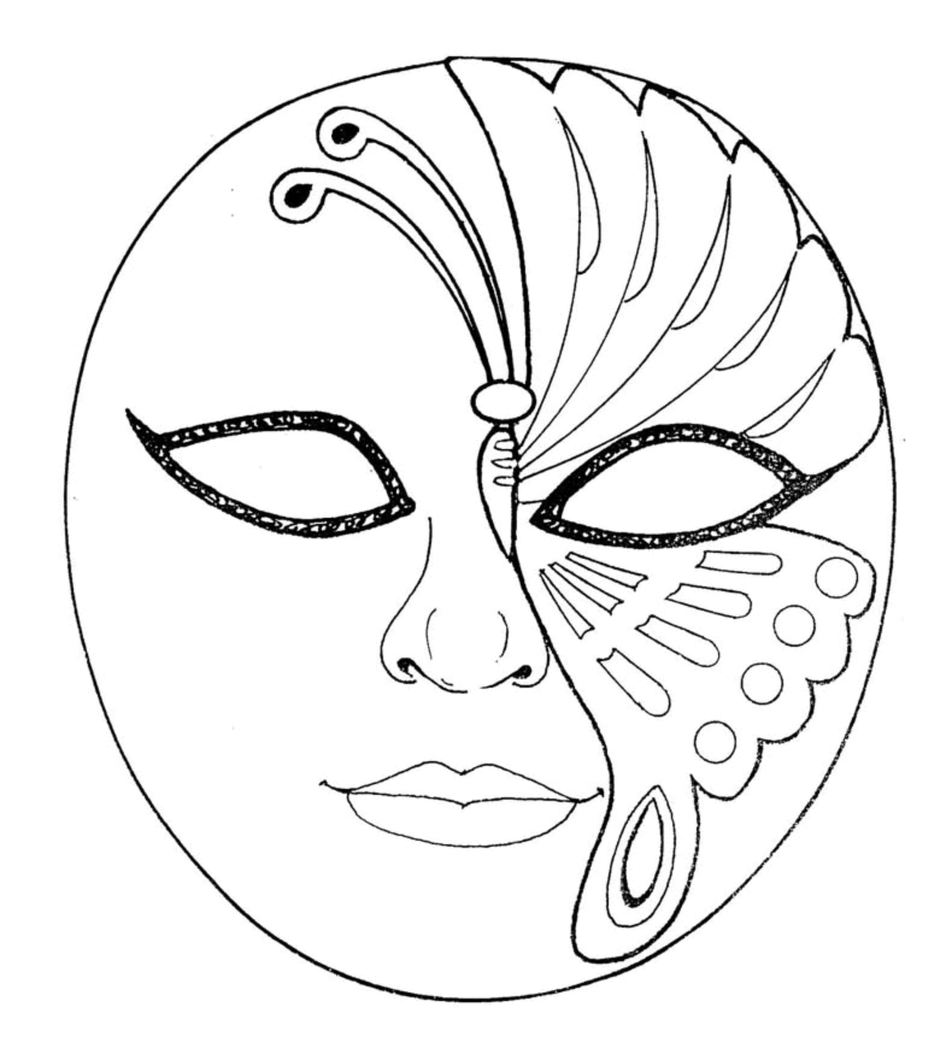 desenhos de fantasias de carnaval para colorir