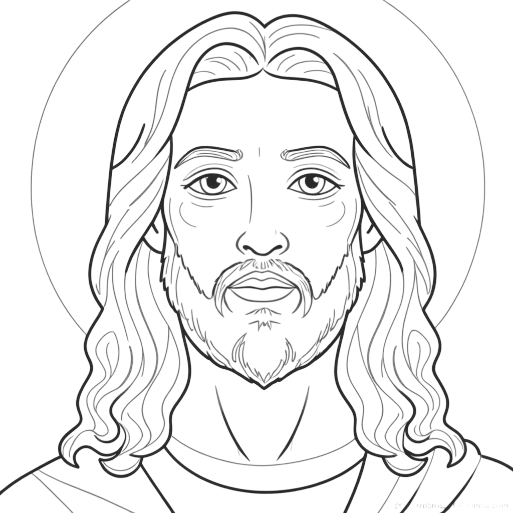 desenhos de jesus com crianças para imprimir