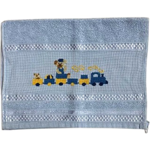 Tutoriais de ponto cruz para iniciantes em toalhinhas.