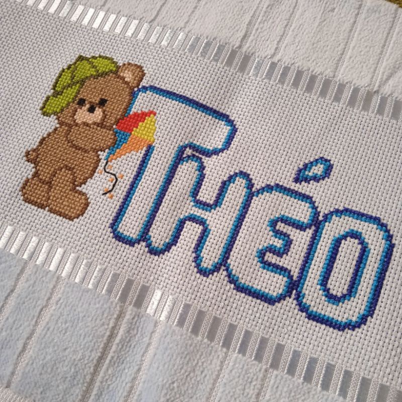 Tendências de ponto cruz para toalhinhas em 2026.