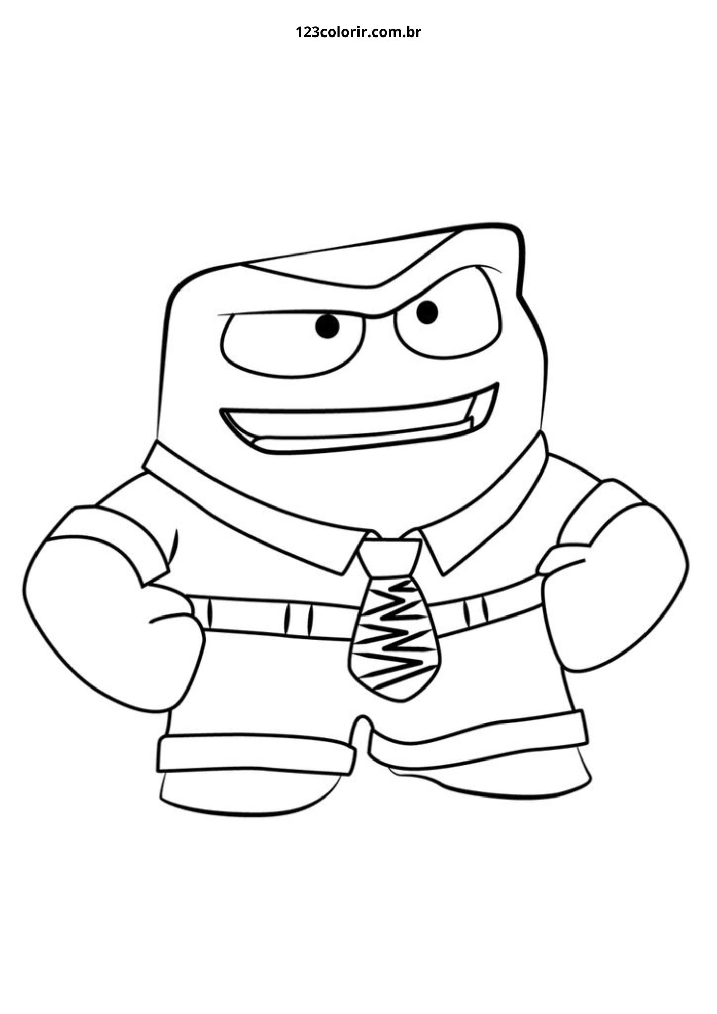 desenhos inside out para colorir