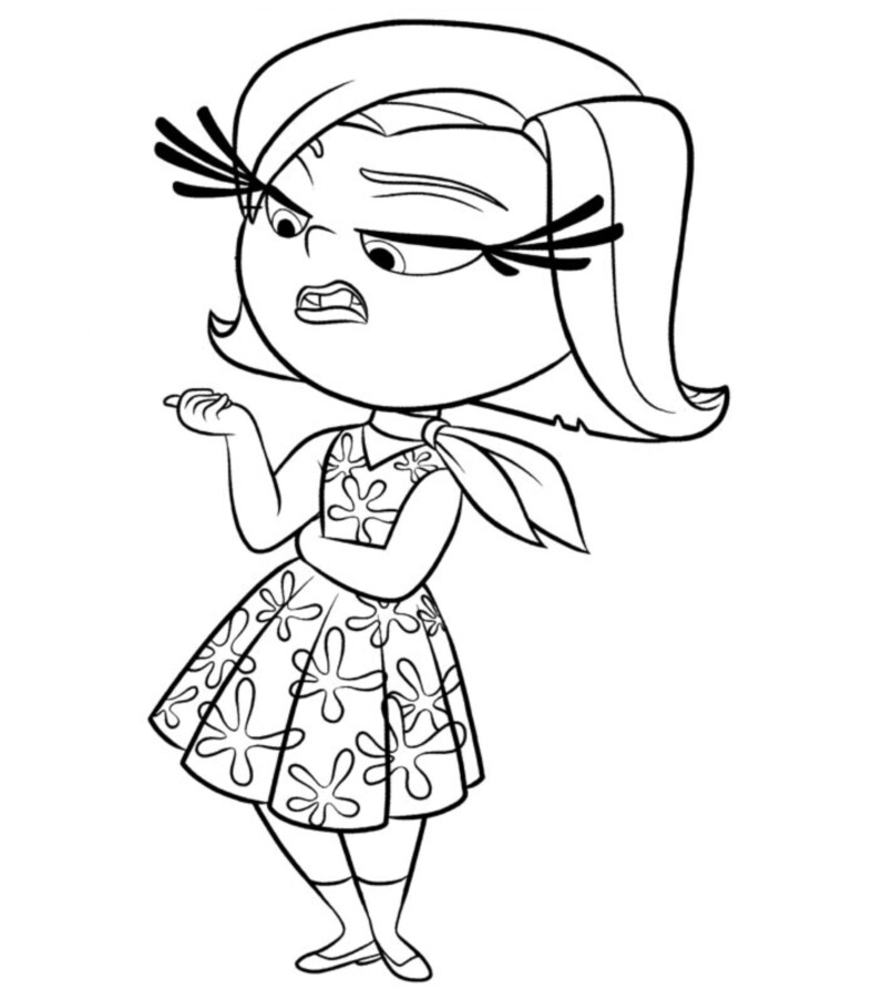 Ansiedade Divertida Mente desenho