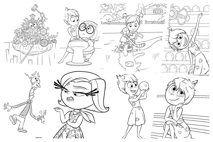 desenhos Divertida Mente 2 para imprimir