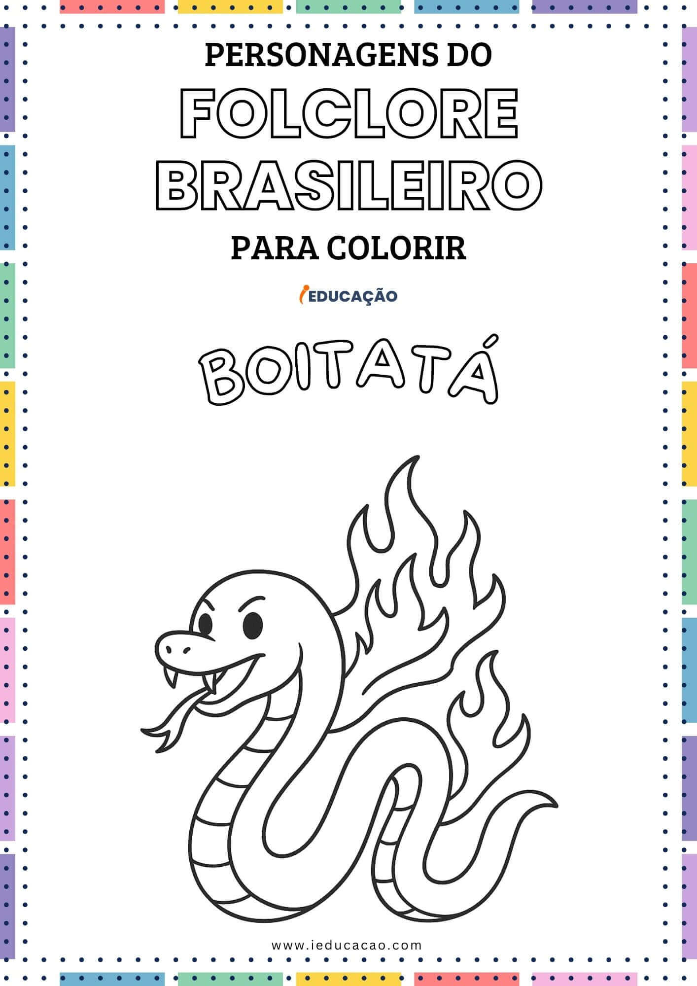 iara para colorir