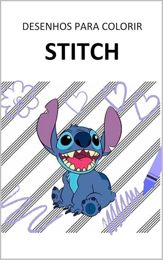 stitch desenho realista