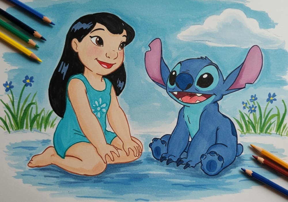 desenhos do stitch para imprimir