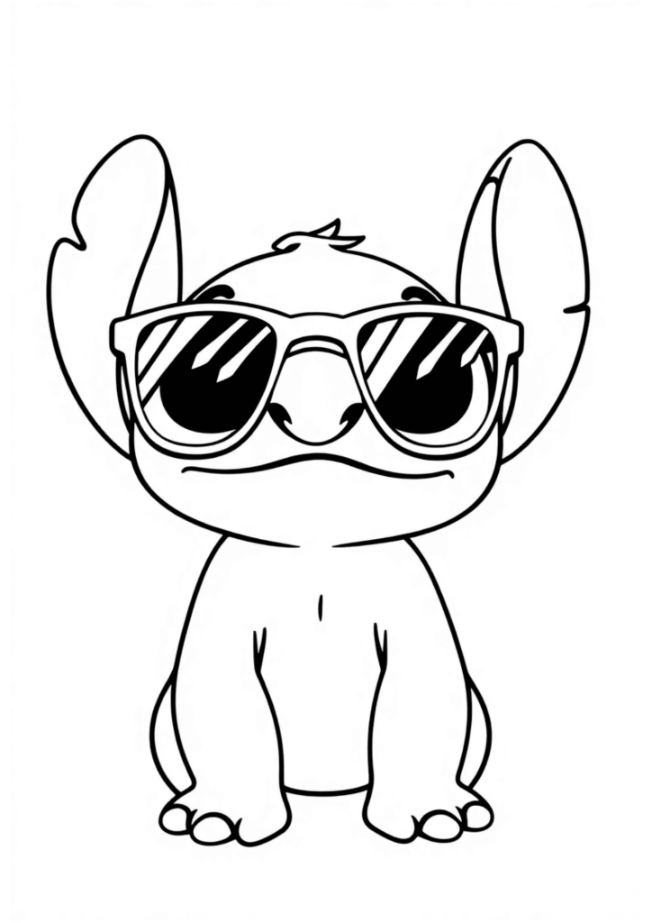 stitch desenho fofo