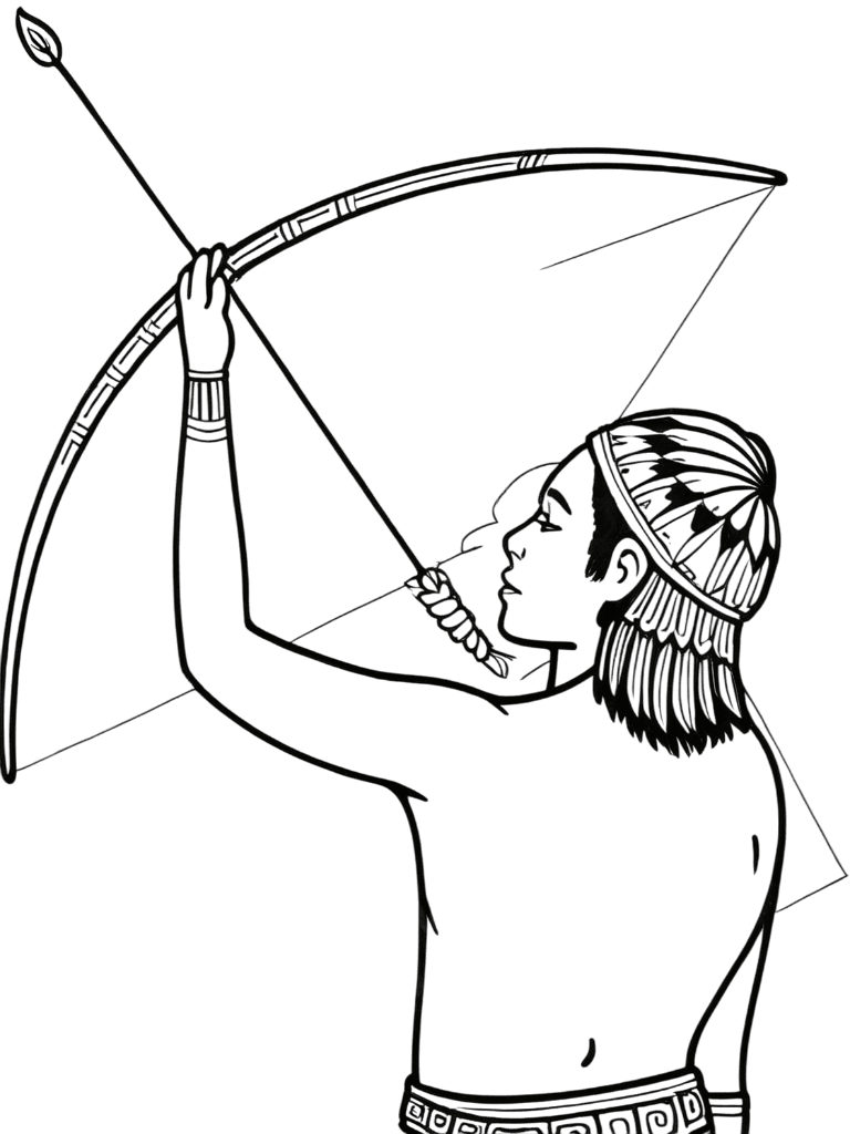 desenhos indígenas para colorir