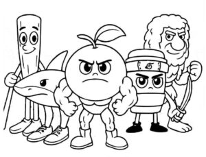 desenhos de ação para colorir meninos