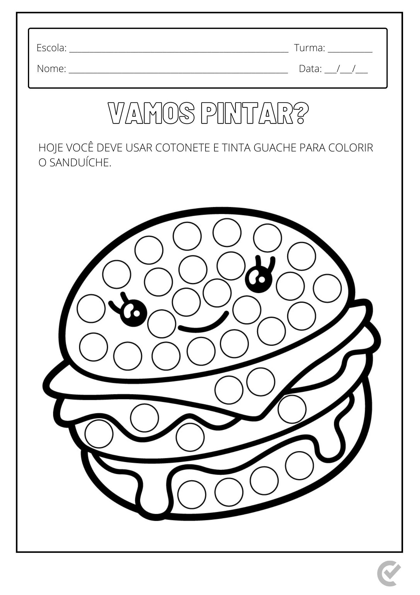 personagens infantis para pintar