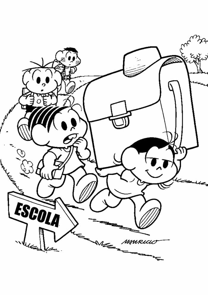 desenhos da mônica para colorir