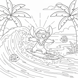 custo de impressão de desenhos do stitch para festas