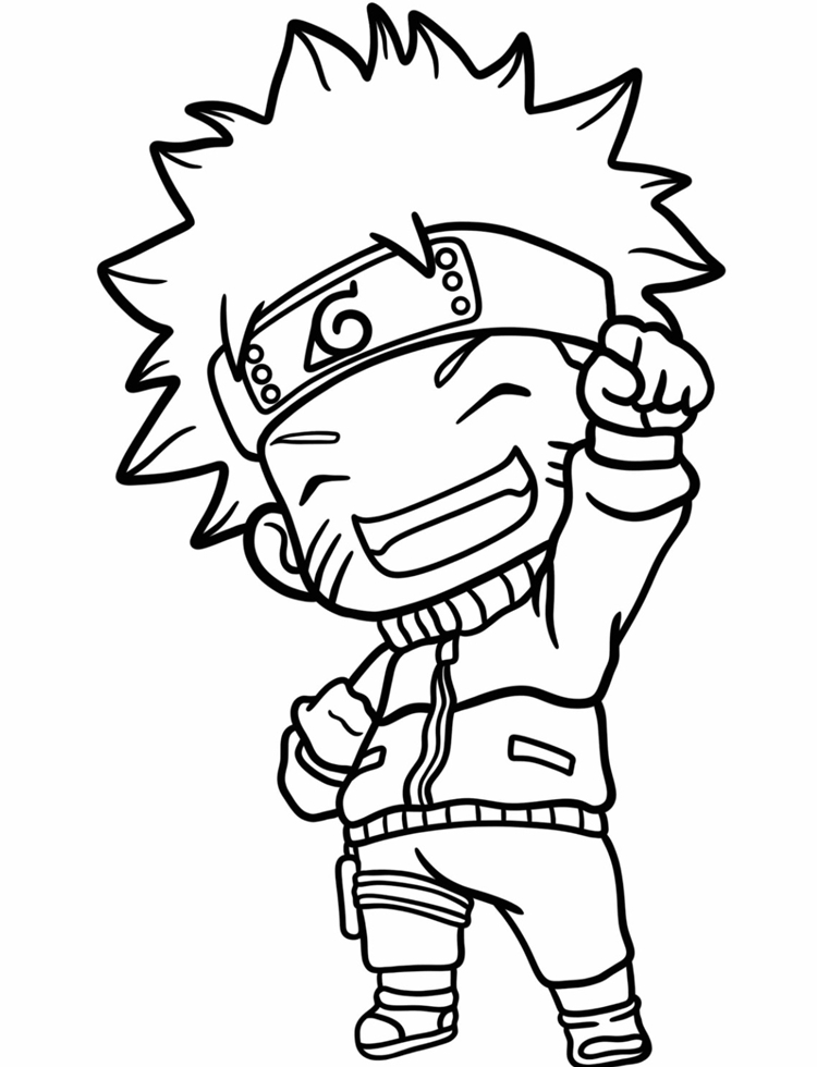 naruto para colorir pdf