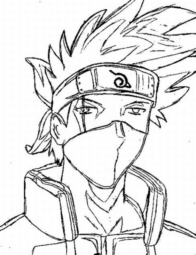 naruto para colorir pdf