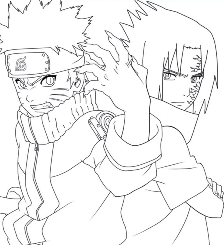desenhos do sasuke para colorir