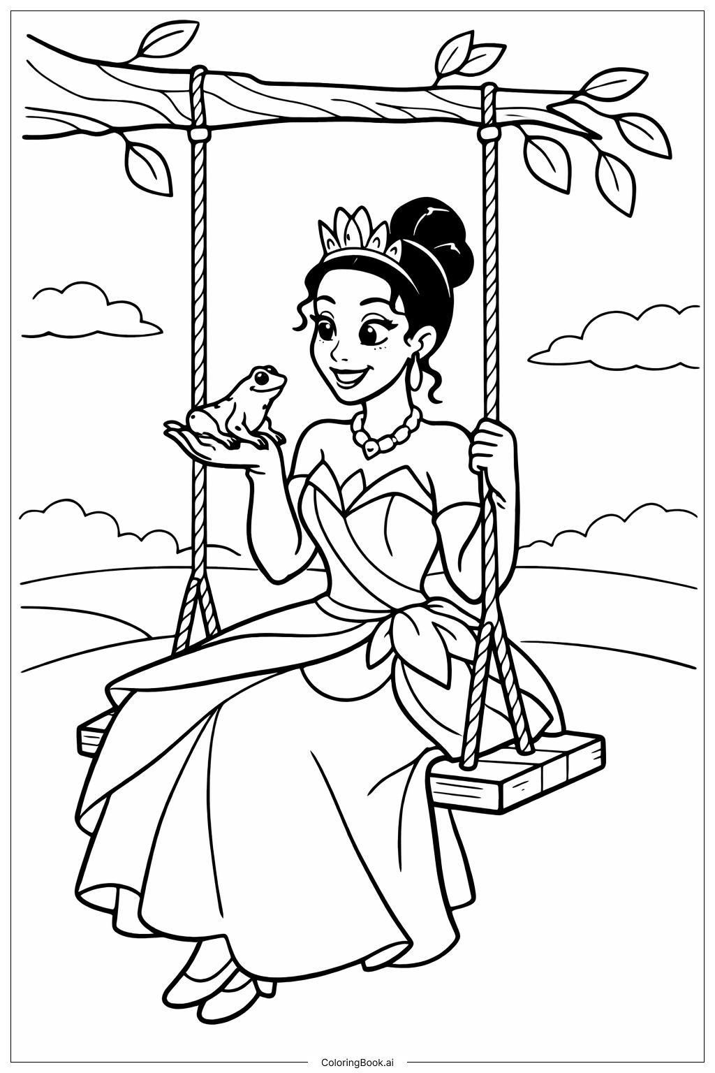 desenhos de princesas disney baby para colorir online