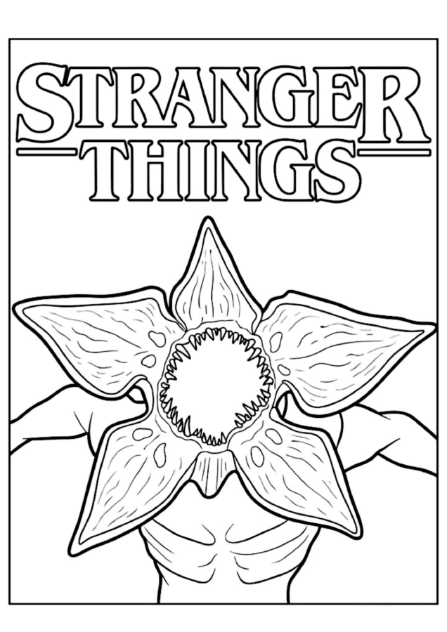 desenhos stranger things para imprimir