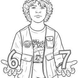 livro de colorir stranger things