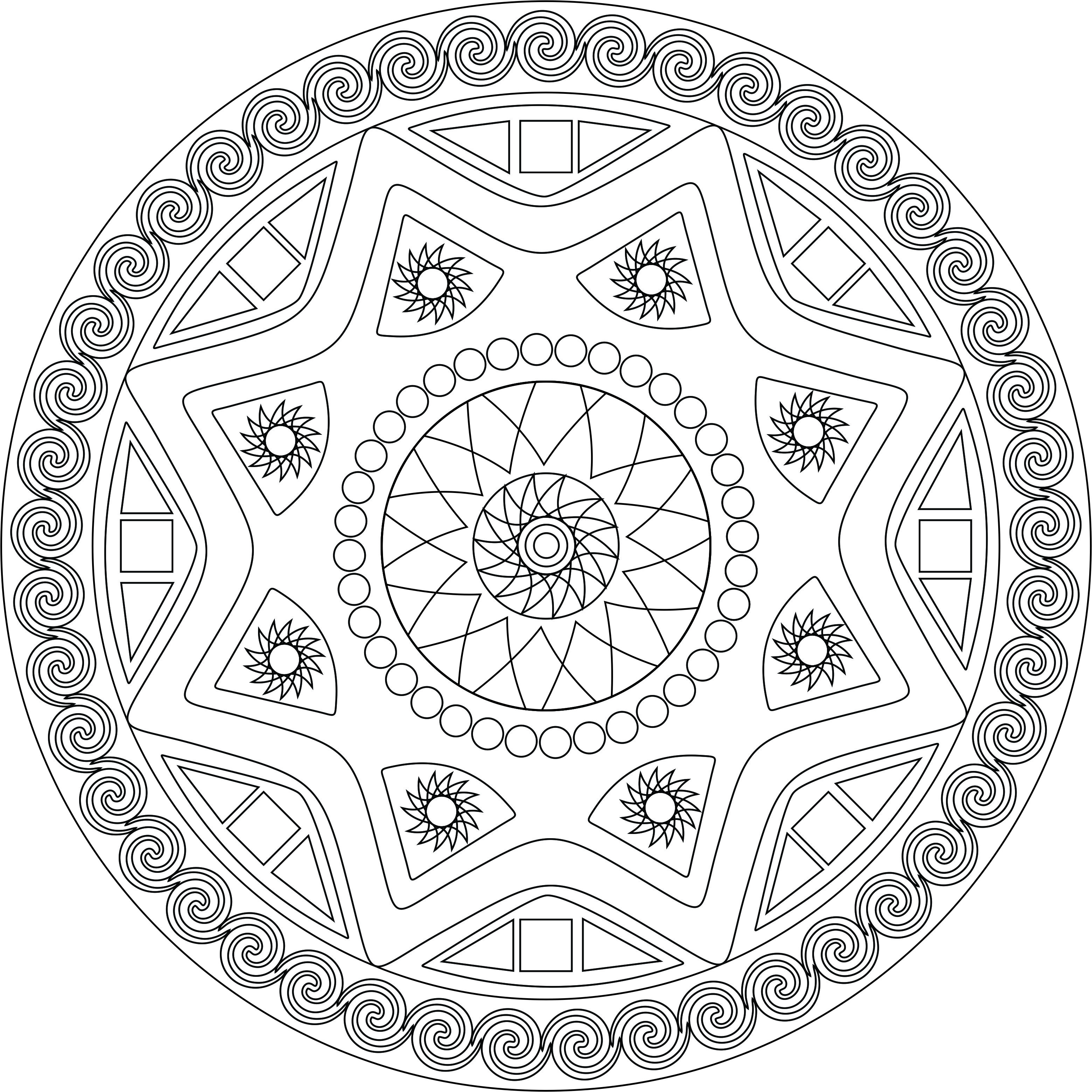 mandalas para colorir terapia